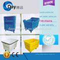 2015 China supplier laundry trolley cart, durable fiberglass plastic trolley prices, cheap stainless steel trolley